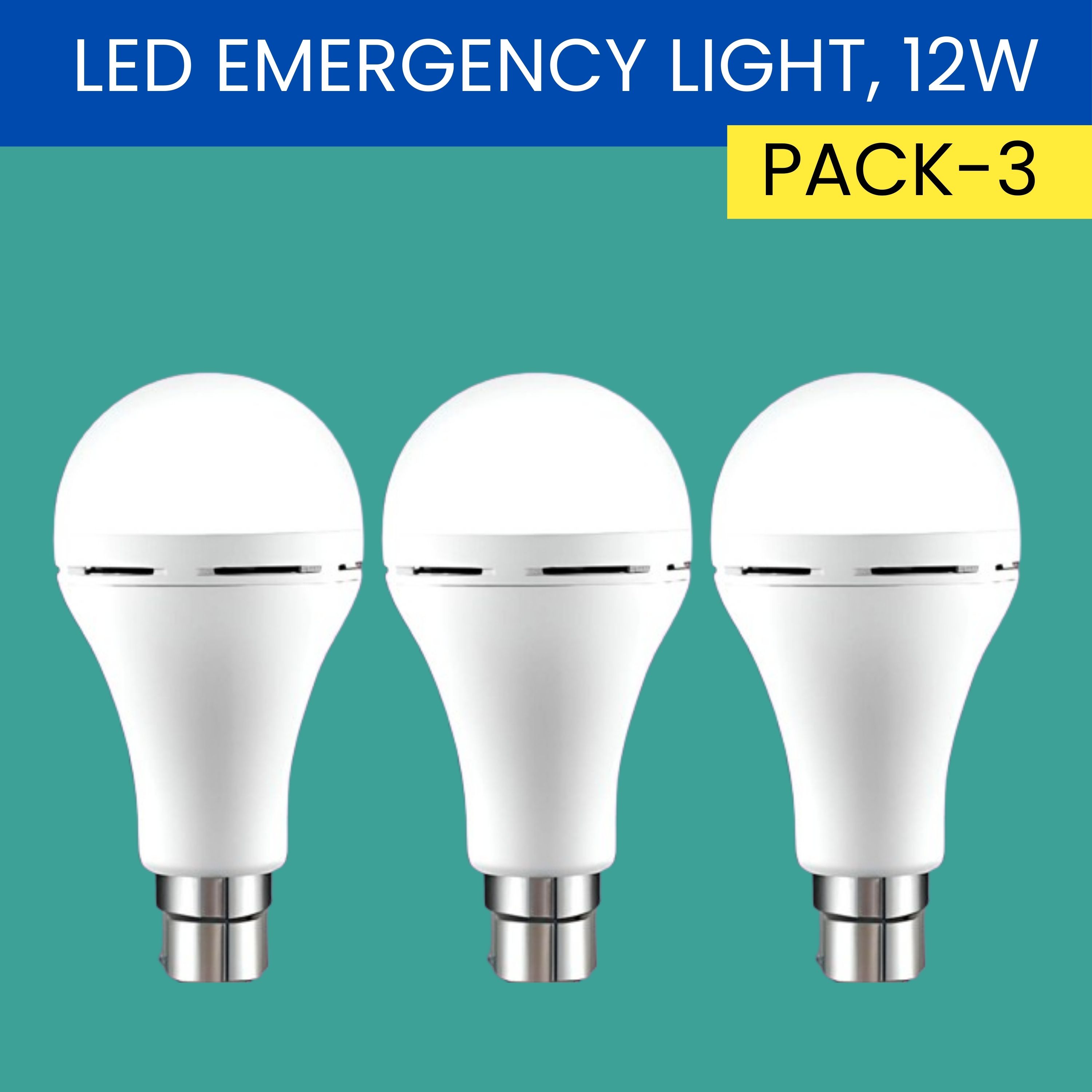 sacro 12W Rechargeable Inverter LED Bulb with Upto 4H.Power Cut Lighting Pack of_3Z383 4 hrs Bulb Emergency Light-picture-39