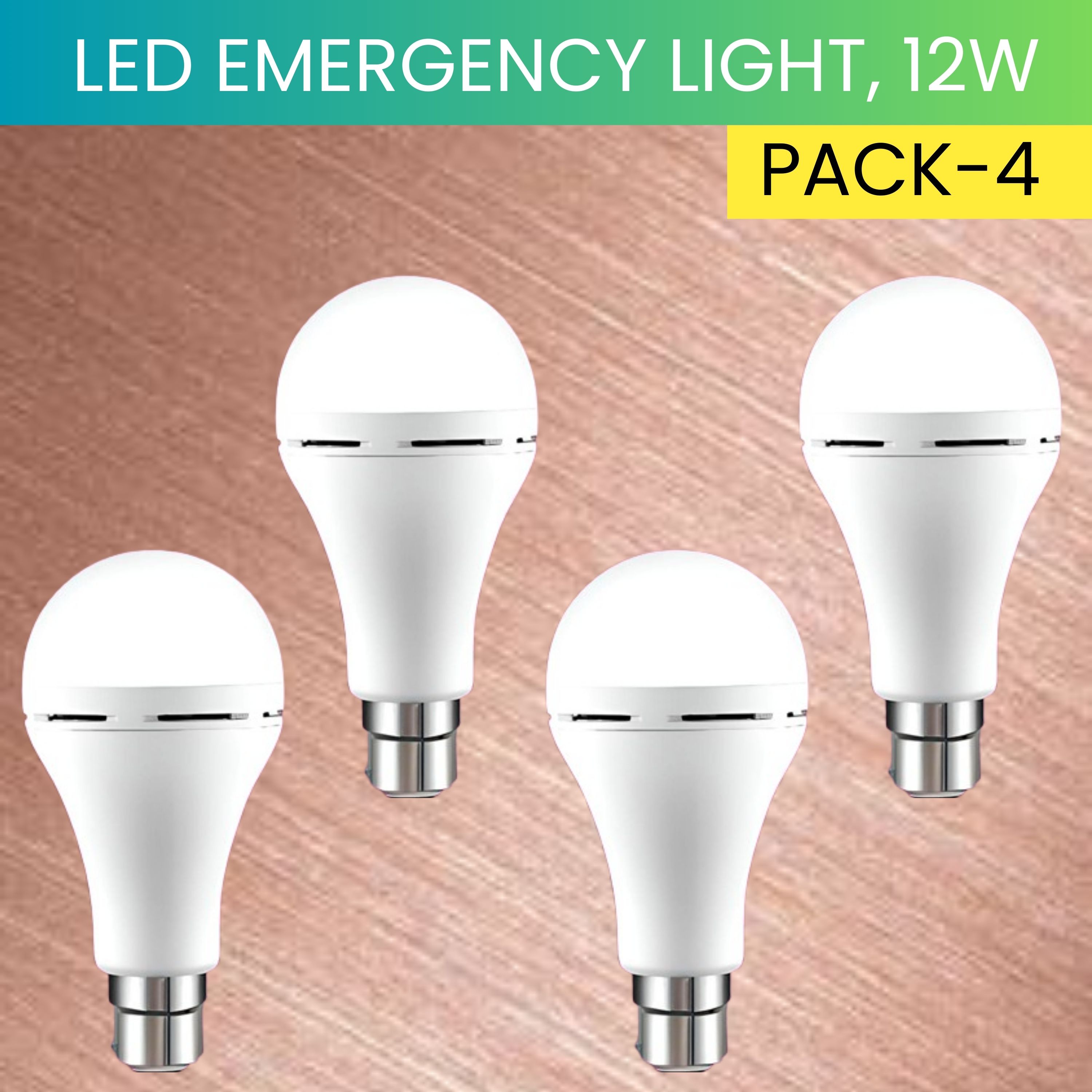 frony 12W Rechargeable Inverter LED Bulb with Upto 4H.Power Cut Lighting Pack of_4A367 4 hrs Bulb Emergency Light-picture-20