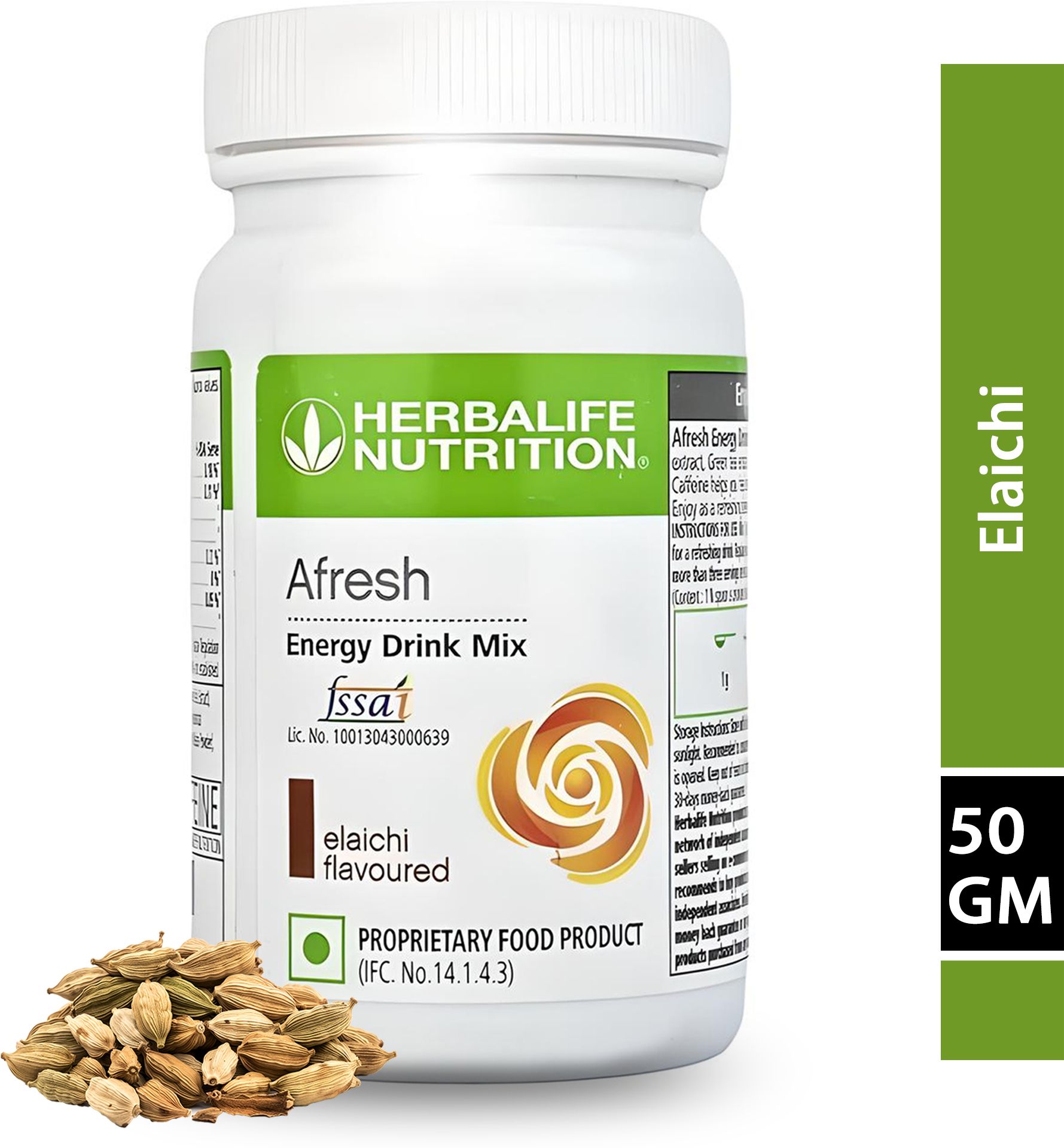Afresh Energy Drink – Elaichi (50g) | Boosts Energy & Weight loss Elaichi Powder
