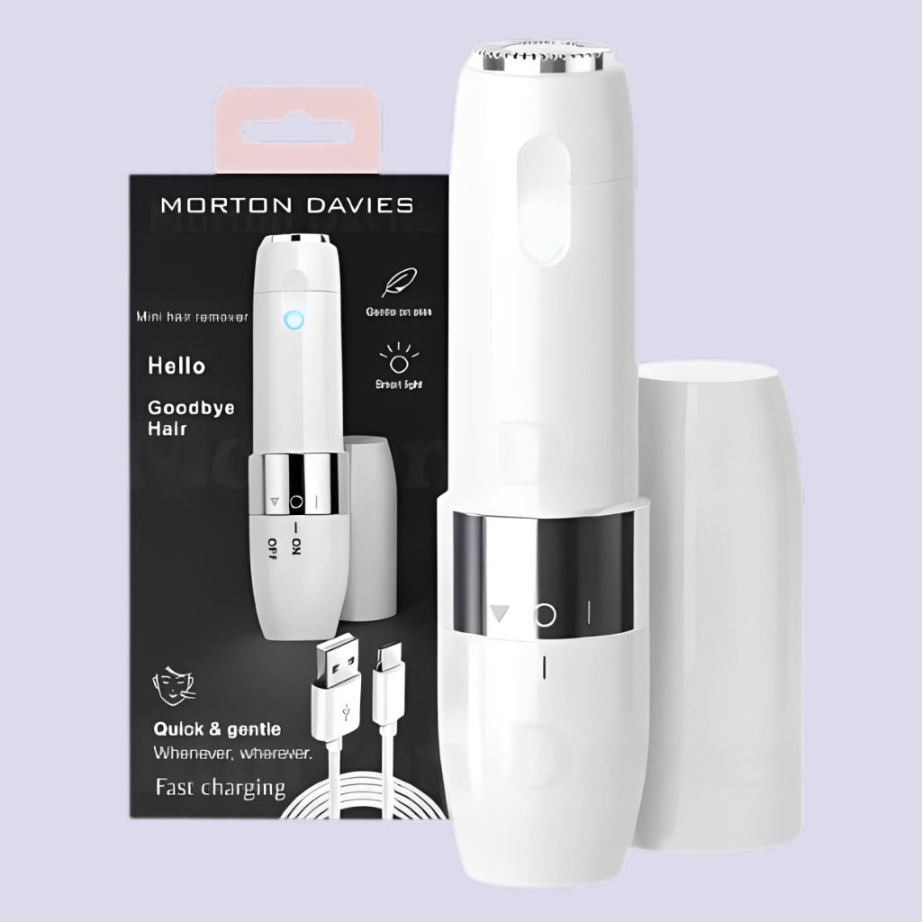 MAXISMART USB Facial Hair Removal Device for Women Lightweight Compact Tool Cordless Epilator-image-11