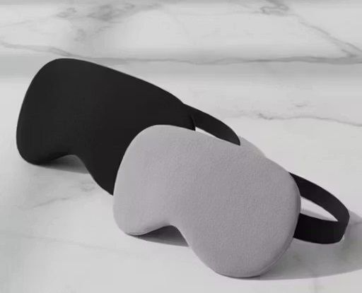 emutz Relaxation & Eye Pain Relief (Black, Grey) (Pack Of 2) Eye Mask for Sleeping-picture-10