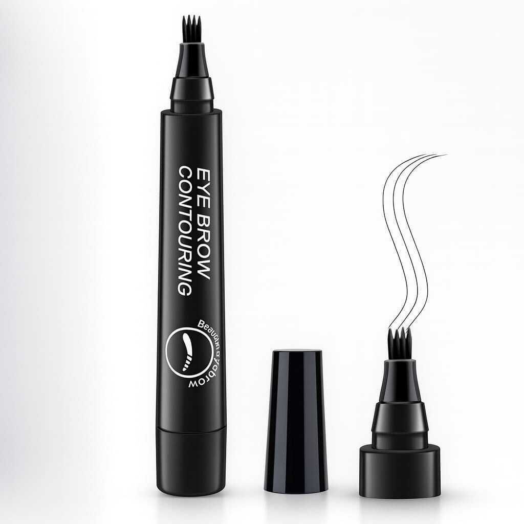varniraj Waterproof Black Eyebrow Pencil | Eyebrow Contouring Pen & Filler Pen-picture-18