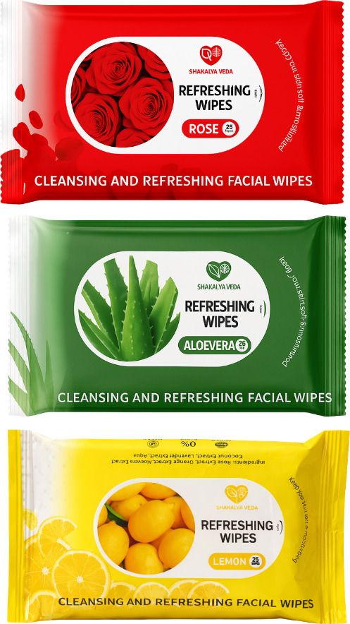 shakalyaveda Everyday Facial Wipes Pack of 3 | Gentle Cleansing Care-picture-44