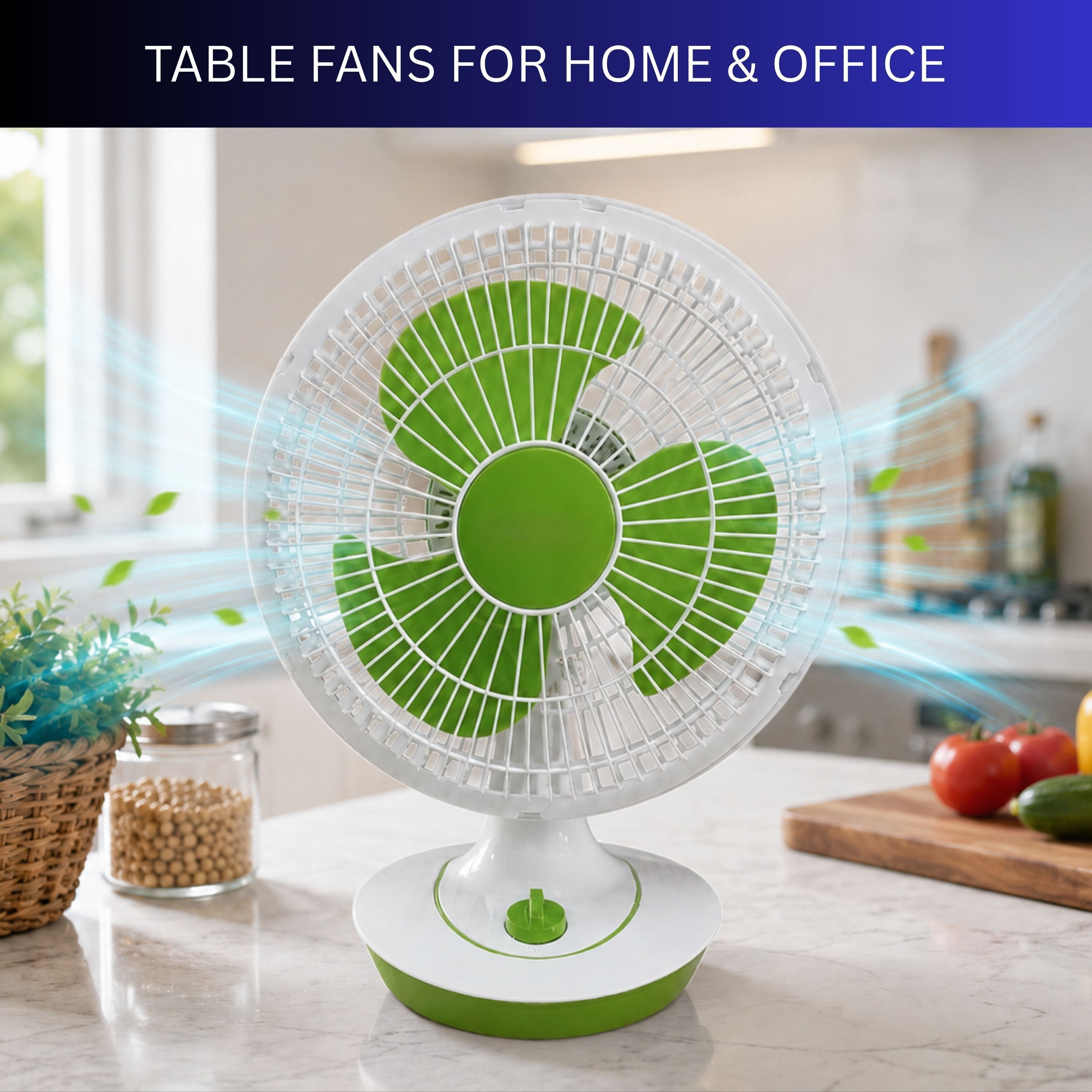 powerful high-speed table & wall mount fan for home and office use df75 silent operation 300 mm table fan