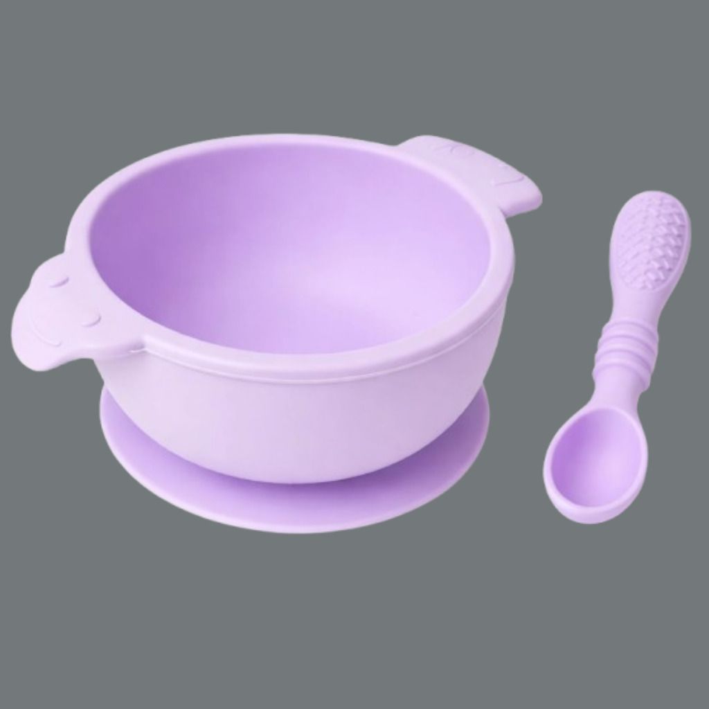 arivya Baby Feeding Silicone Bowl with Strong Table Hold - sillicon-picture-35