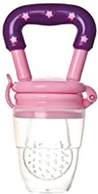 kritiu silocon Fruit Feeder for 3 to 12 month baby pack of 1 orange Soother-picture-48