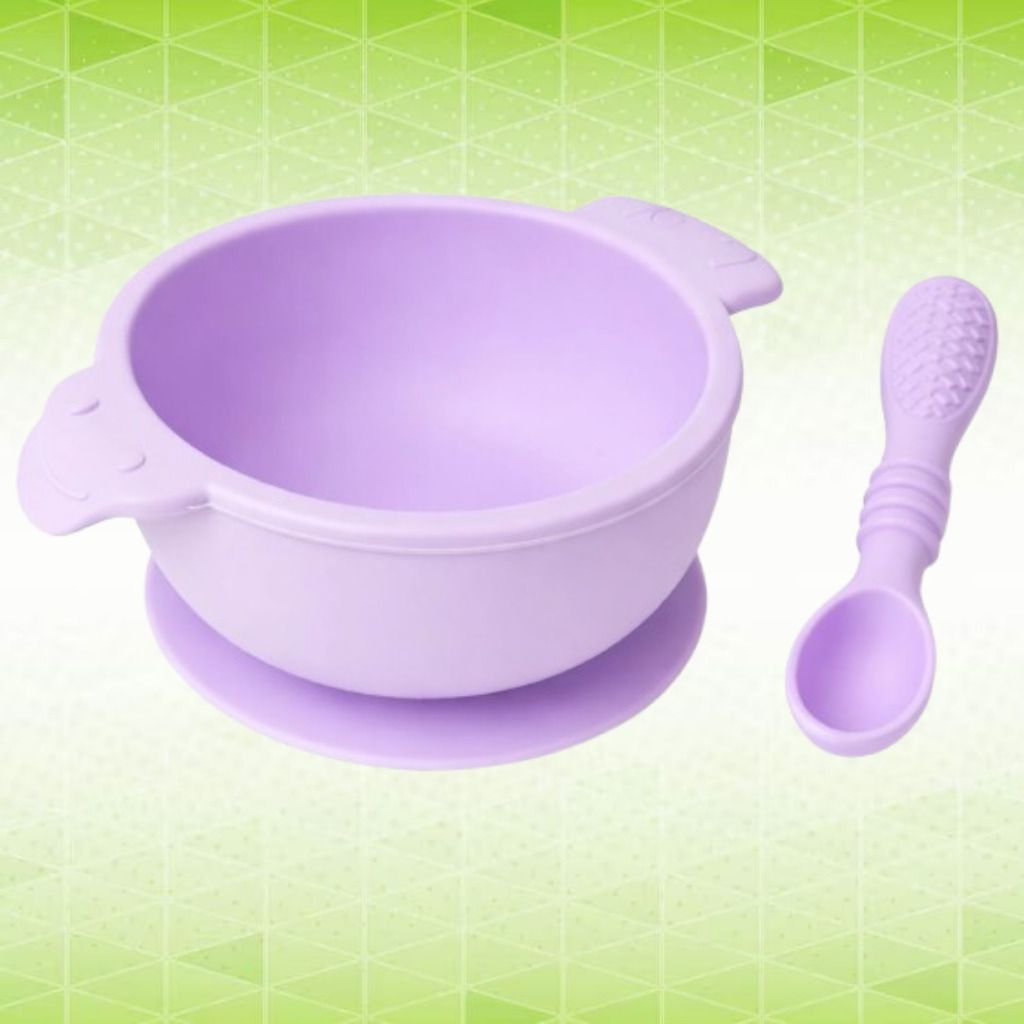 arivya Anti Spill Baby Feeding Silicone Bowl with Strong Grip - sillicon-picture-23