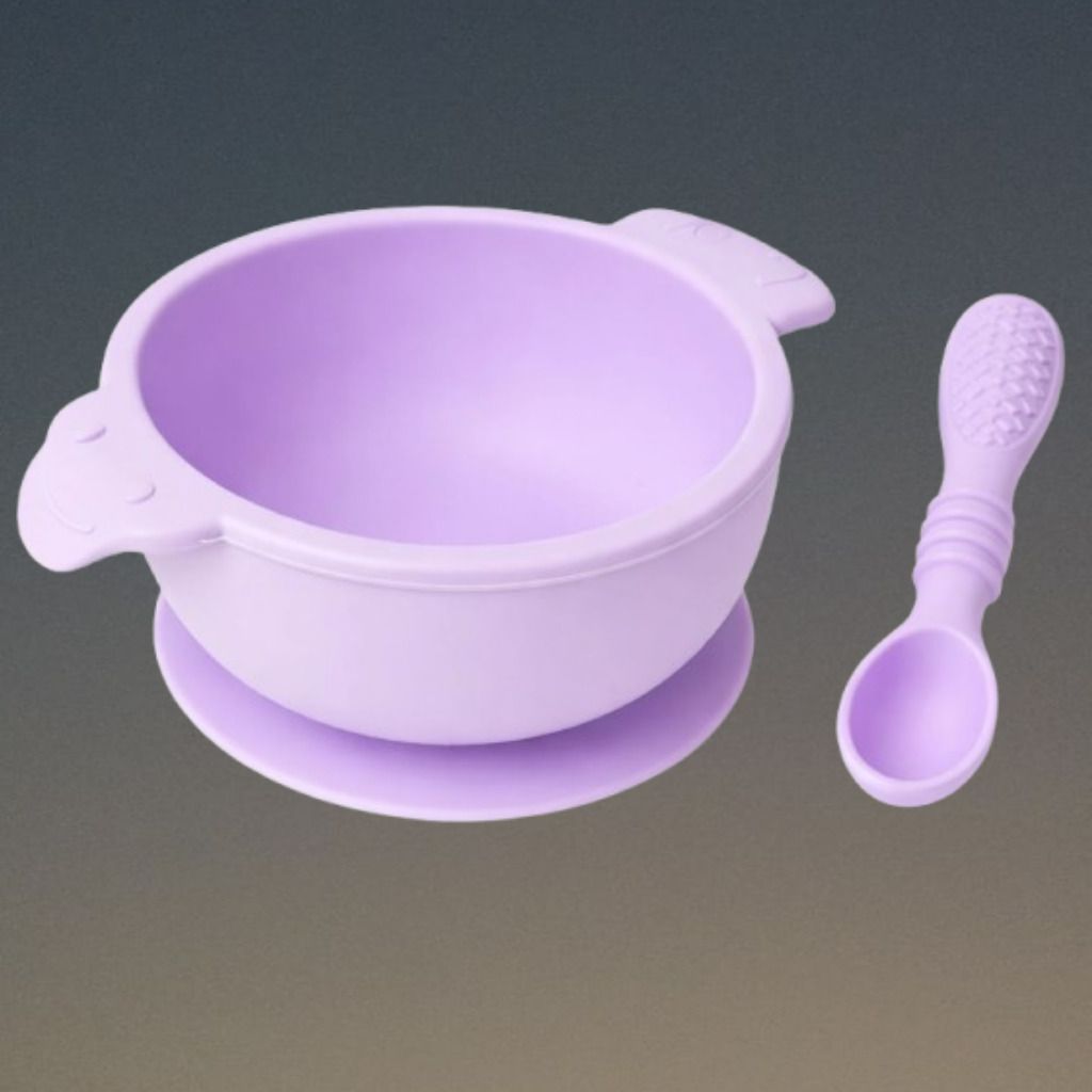 arivya Strong Suction Silicone Baby Bowl for Mess Free Feeding - sillicon-picture-10