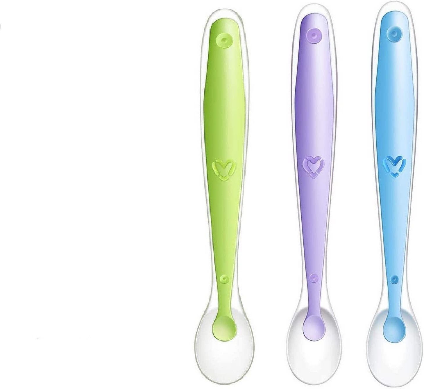 nxgtya 3pcs SootheFeed Baby Feeding Spoon with Supple Silicone Tip - Silicone-picture-25