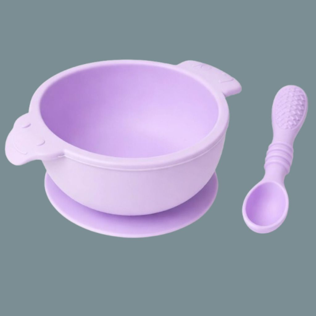 arivya Non Slip Silicone Baby Bowl for Safe Feeding Time - sillicon-picture-21