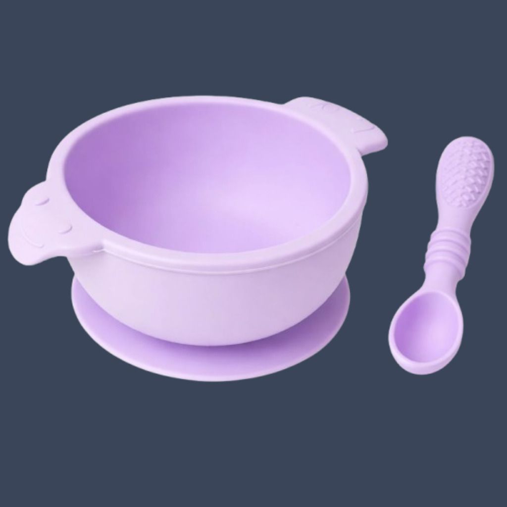 arivya Anti Tip Silicone Baby Bowl with Deep Inner Design - sillicon-picture-27