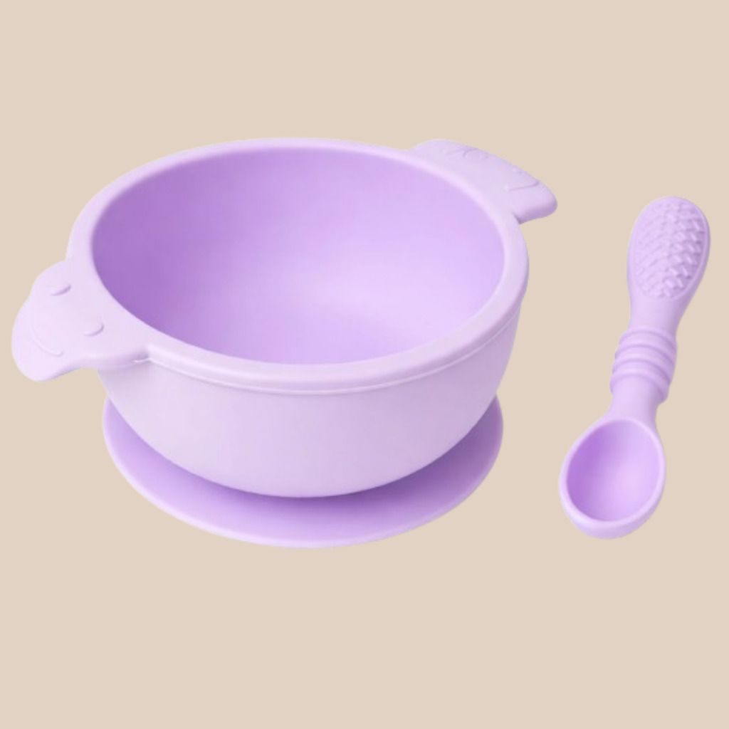 Deep Design Silicone Baby Bowl for Easy Feeding and Scooping - sillicon-image-45