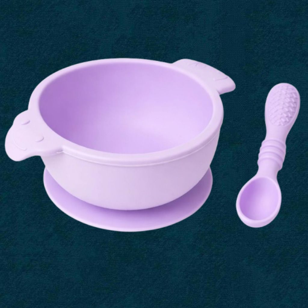 Flexible Silicone Bowl for Baby Feeding with Secure Bottom Grip - sillicon-image-9