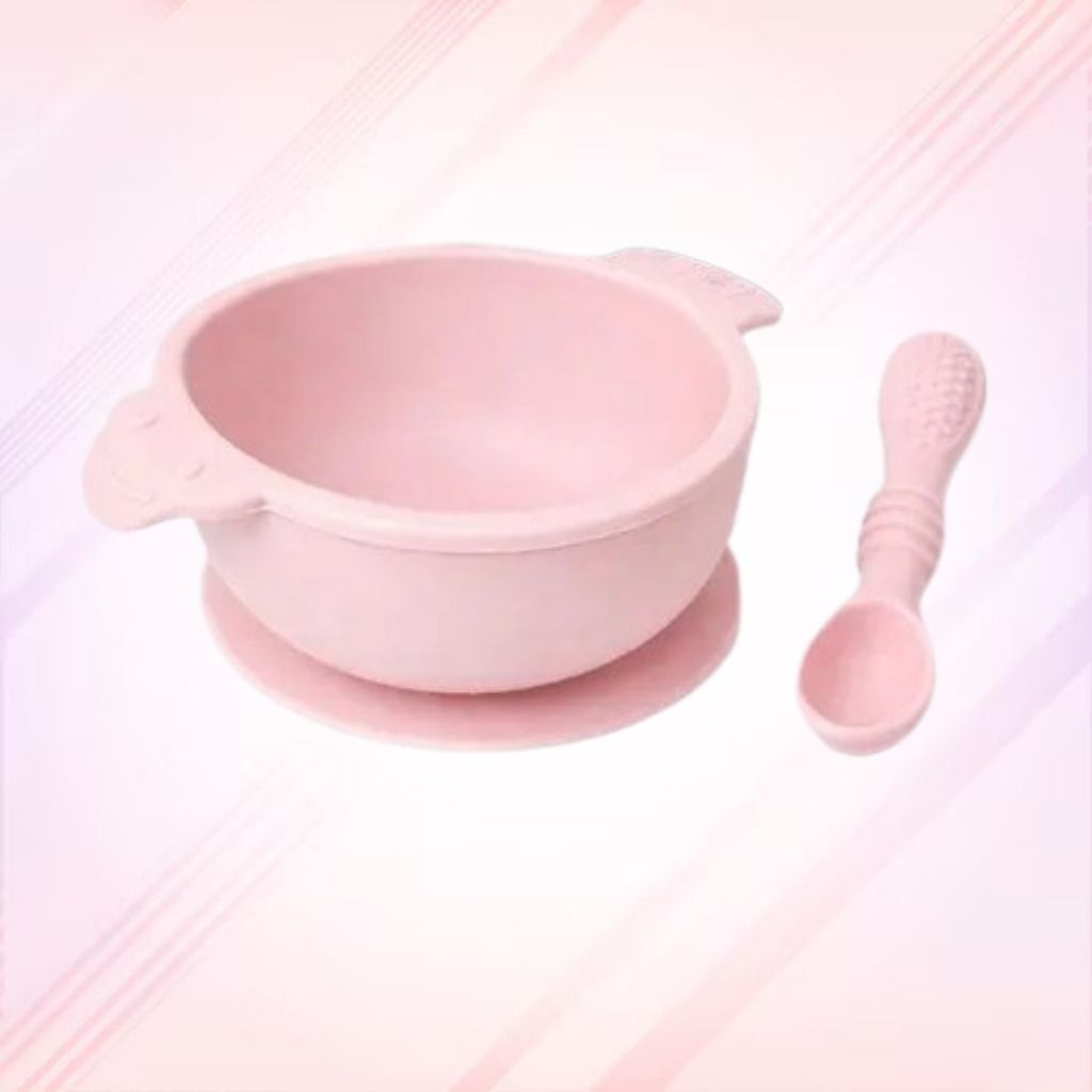 arivya Non Slip Baby Feeding Bowl with Deep Curve Silicone Design - sillicon-picture-45