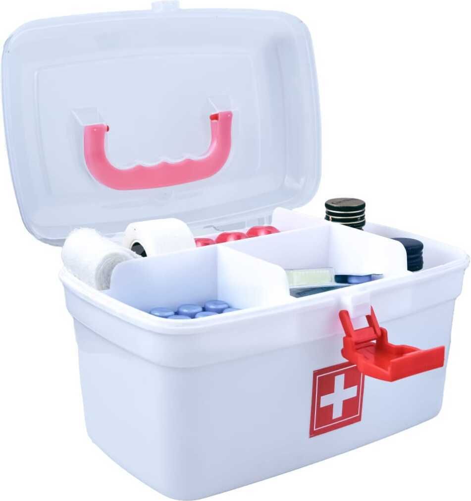 14 Multi-purpose health care family emergency portable medicine utility storage box Pill Box