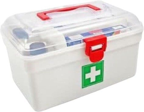 14 Multi-purpose health care family emergency portable medicine utility storage box Pill Box-image-33