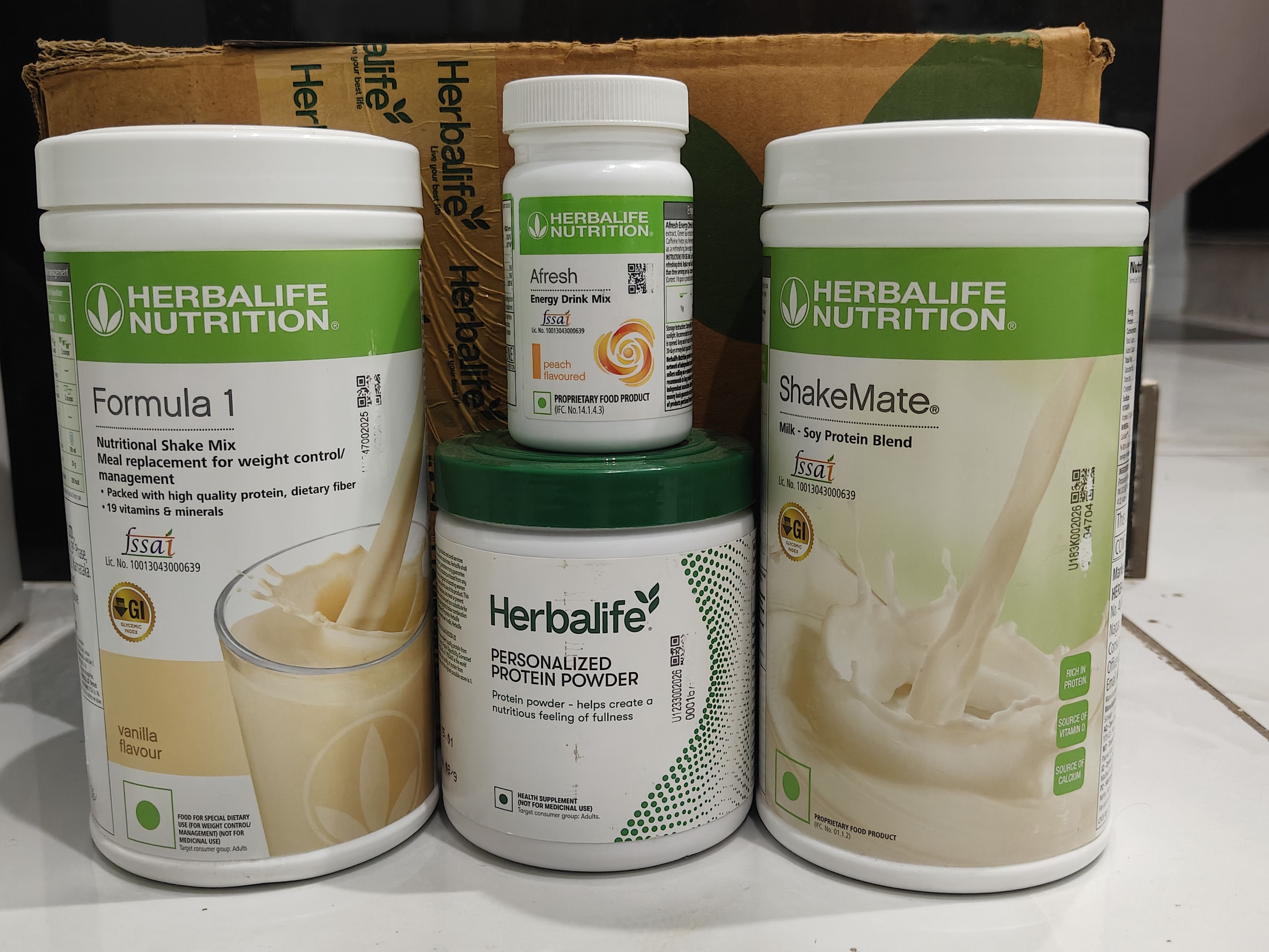 herbalife nutrition NUTRITION VANILLA SHAKE PROTEIN POWDER200GM SHAKEMATE AFRESH PEACH protein200gm, shakemate500g, vanilla500gm, peach Powder-picture-34