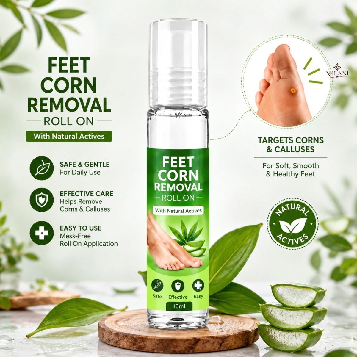 milani feet corn removal roll on personal care | Upgraded Feet Corn Removal Roll On-picture-35