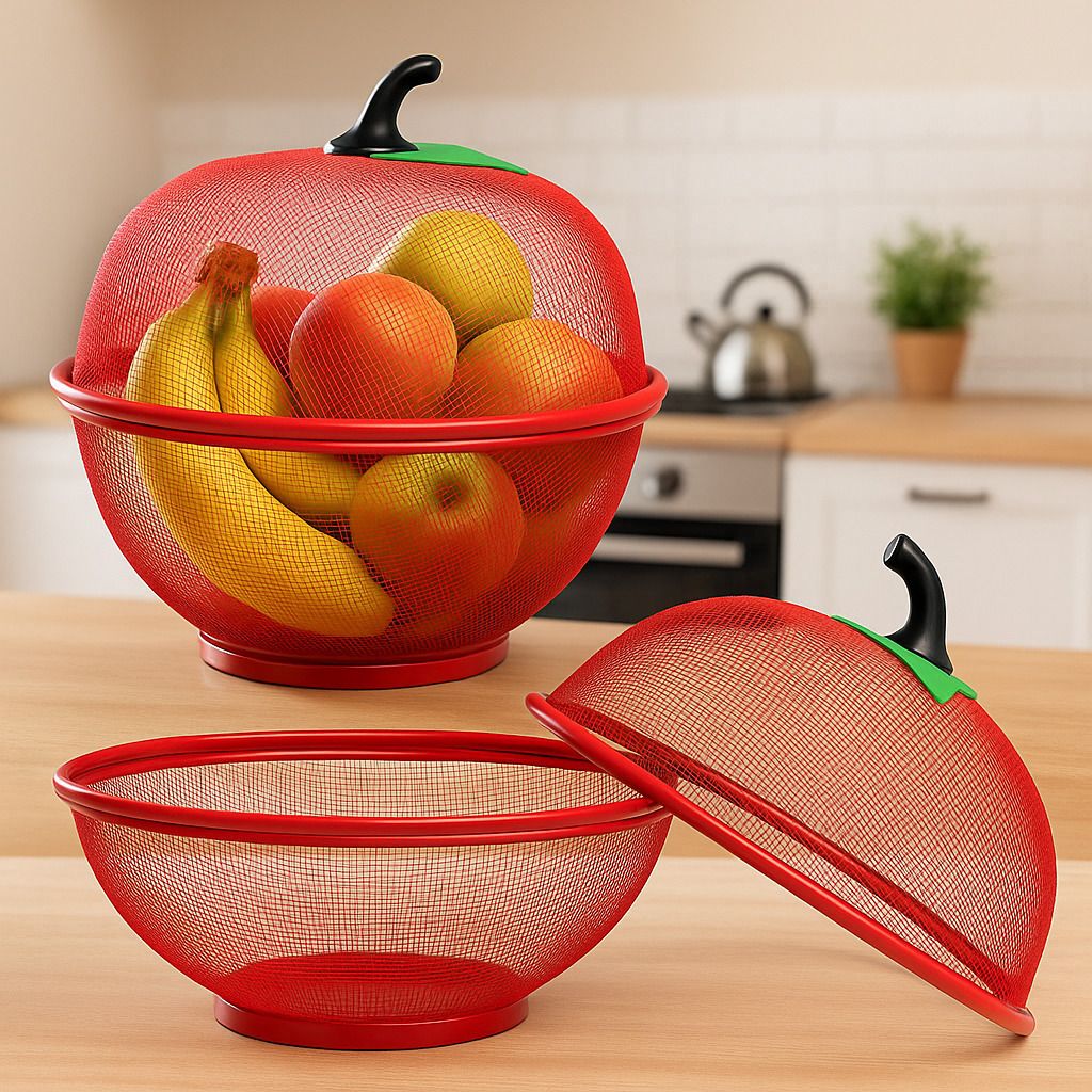 RedBloom Basket Steel Fruit & Vegetable Basket