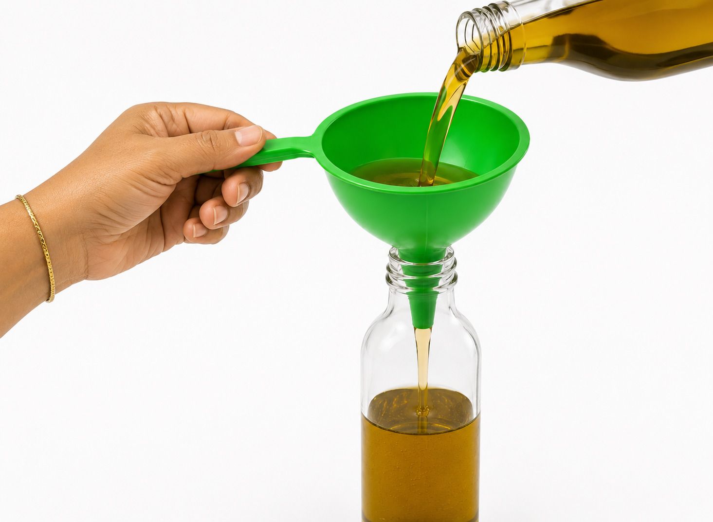 cartpilot Plastic Oil Funnel for Kitchen | Wide Mouth Pouring Funnel with Handle Plastic Funnel-picture-38