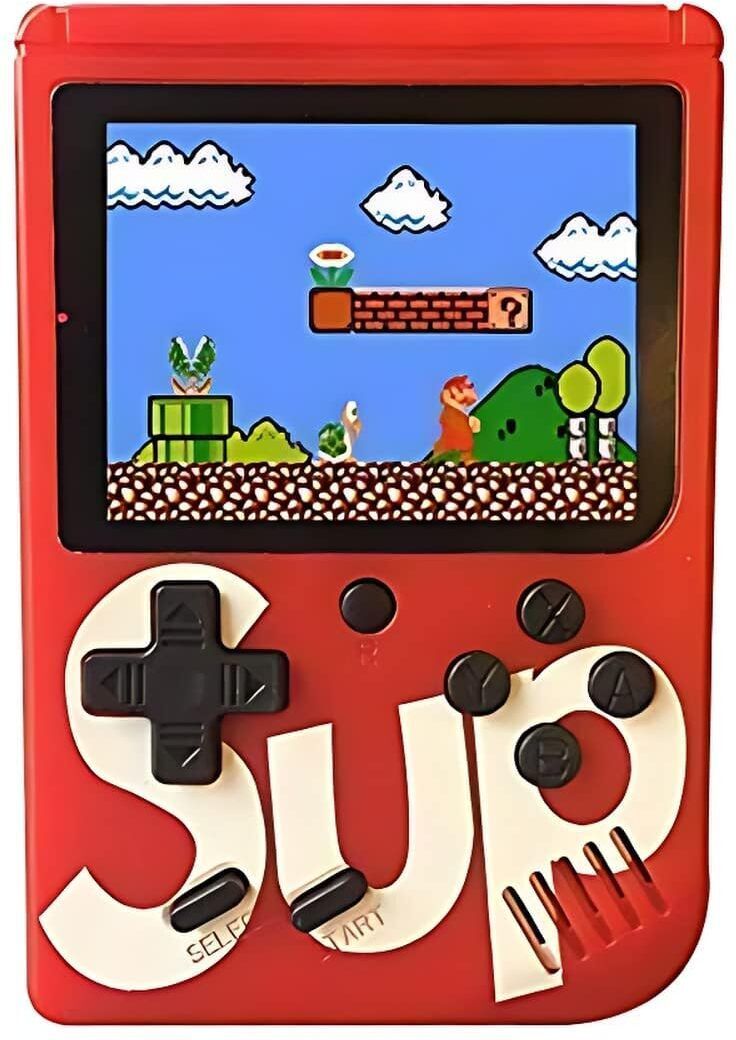 CHG Best SUP 400 in 1 Retro Game Box Console Handheld Classical Game PAD Box 8 GB with Super Mario, DR Mario, Mario, Contra, Turtles, Tank, Bomber Man Total 400 Games-image-23