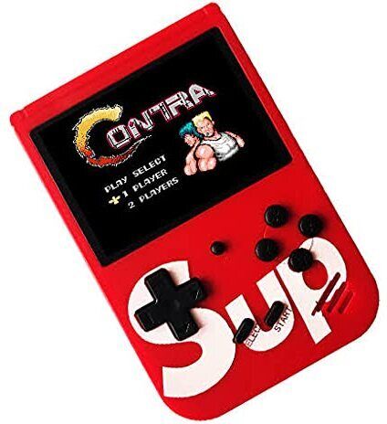 CHG Game Box Console Handheld Game PAD Box with TV Output 8 GB with Super Mario, DR Mario, Mario, Contra, Turtles, Tank, Bomber Man Total 400 Games-image-17