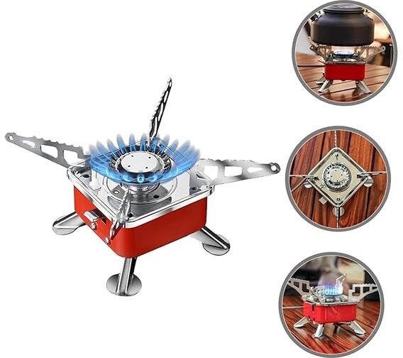 czech Portable Mini Gas Stove/Butane Gas Burner for Camping AZX25 Stainless Steel Manual Gas Stove-picture-31