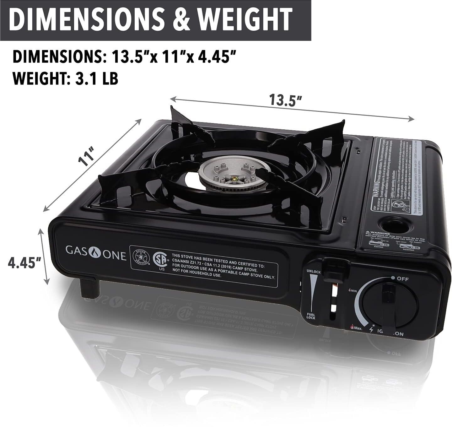 enmora Portable Gas Burner Camping Stove DCF6 Stainless Steel Manual Gas Stove-picture-32