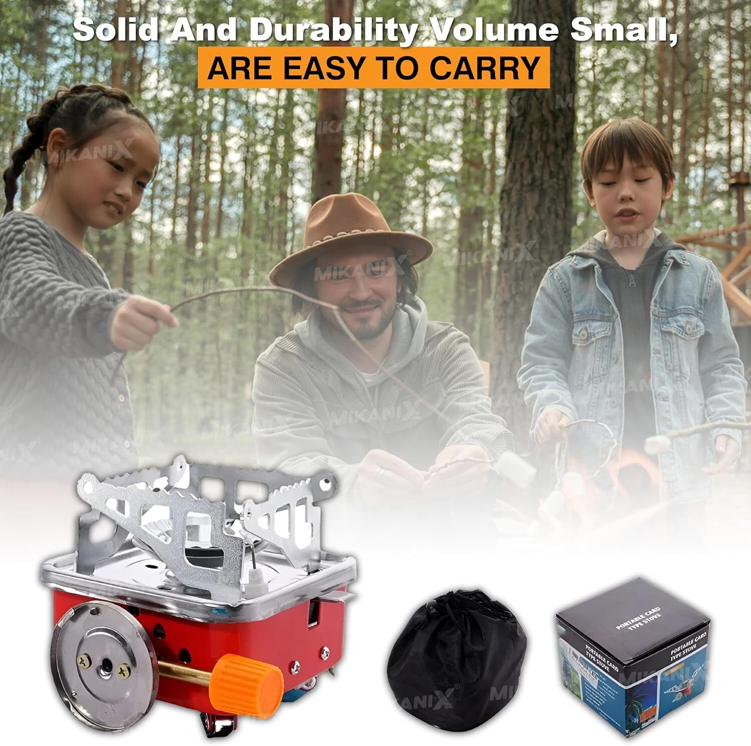 Portable Mini Gas Stove/Butane Gas Burner for Camping AZX49 Stainless Steel Manual Gas Stove-image-46