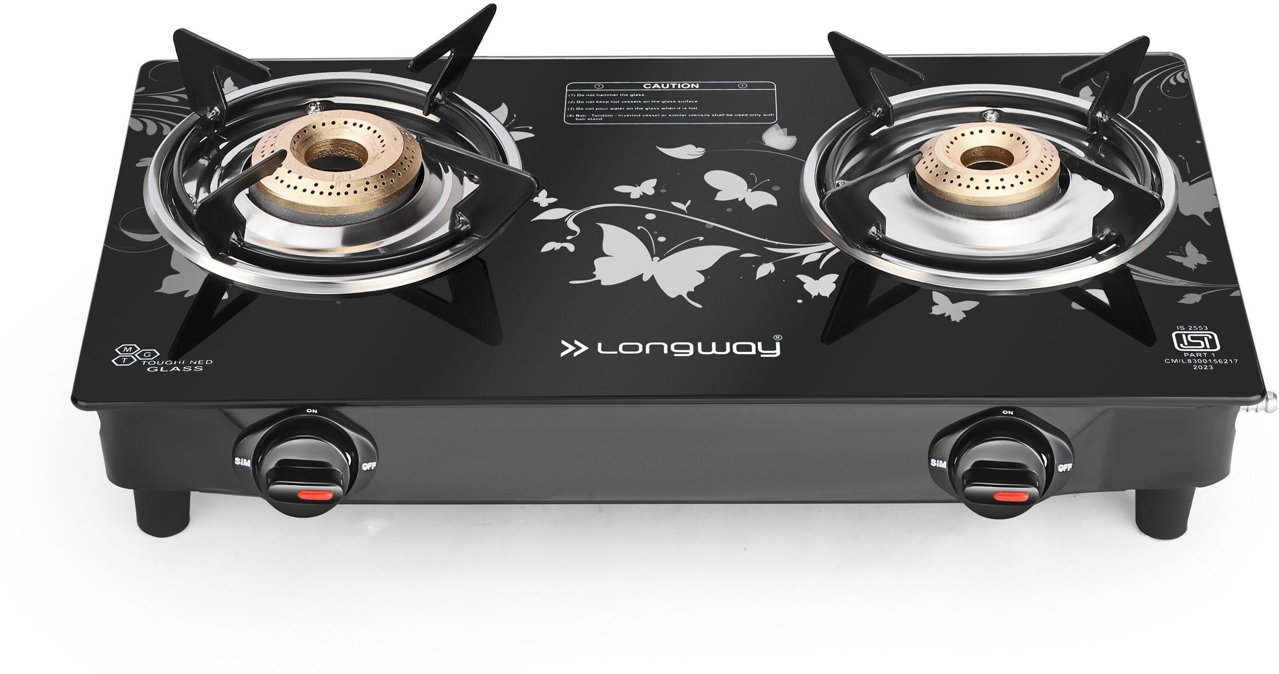 Astra Premium ISI Certified, Glass Top, 2 Burner Ignition Glass Manual Gas Stove-image-31