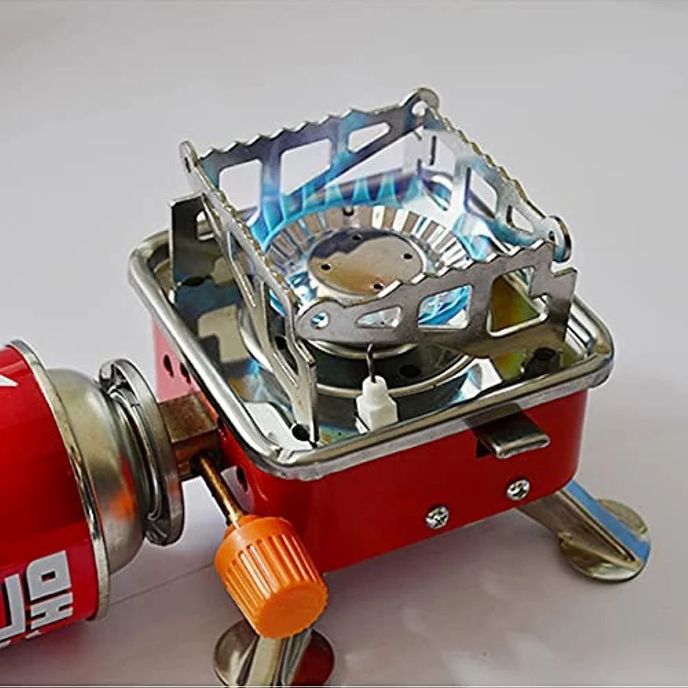 Buy Best Camping Portable Gas Stove Without Cylinder in Best Quality DFZ21 Stainless Steel Manual Gas Stove-image-5