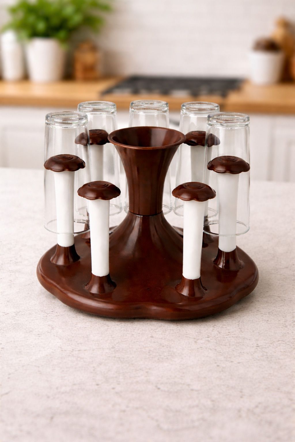 Spoon Stand For Dining Tabal, For Kitchen Plastic Glass Holder Pk 1 Plastic Glass Holder-image-40