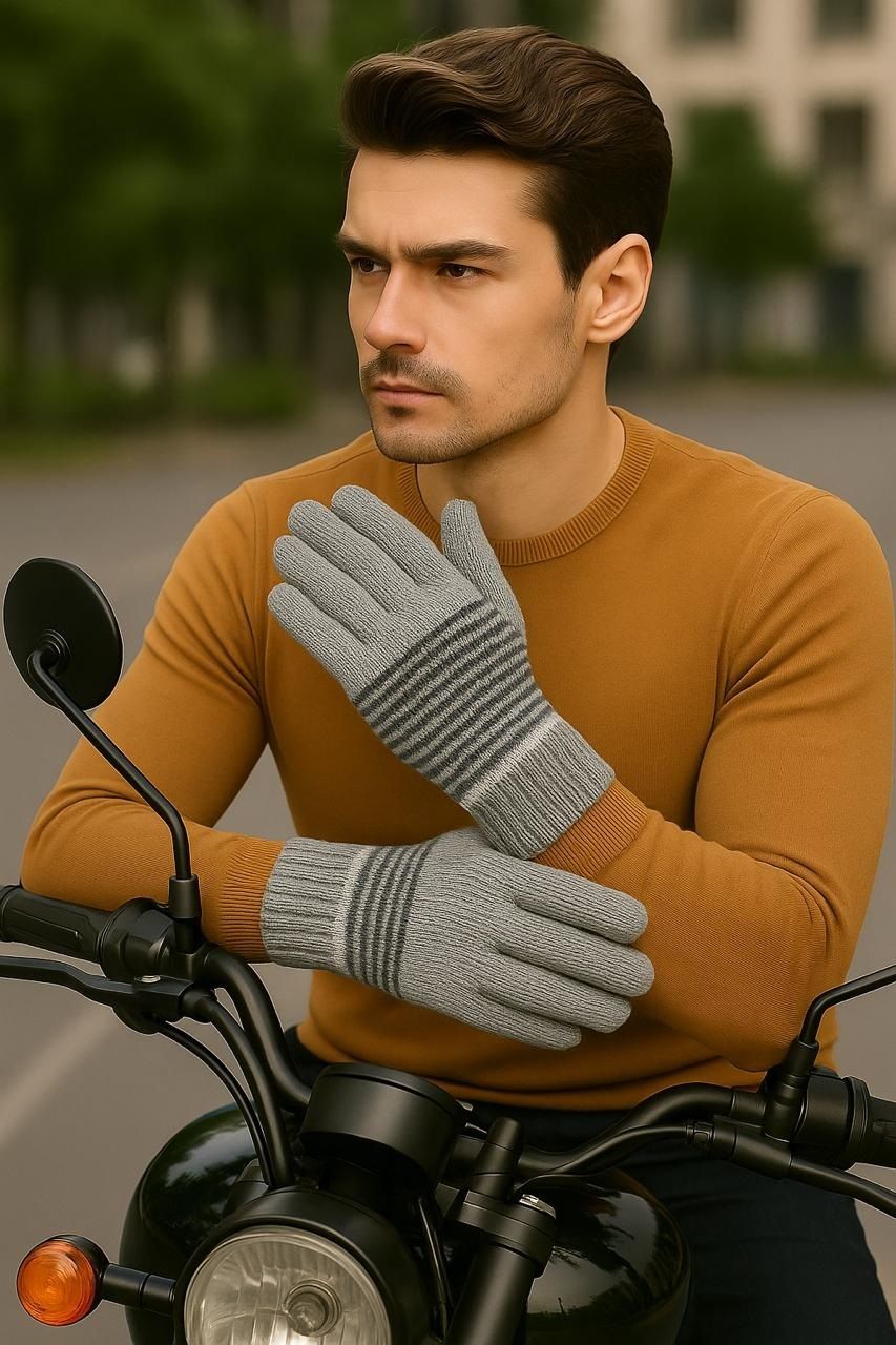 desoria Striped Winter Men Gloves-picture-11