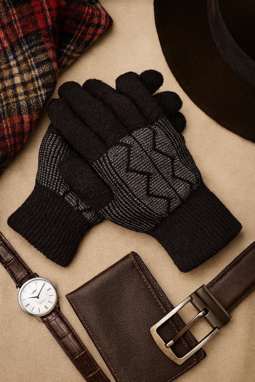 desoria Striped Winter Men Gloves-picture-19
