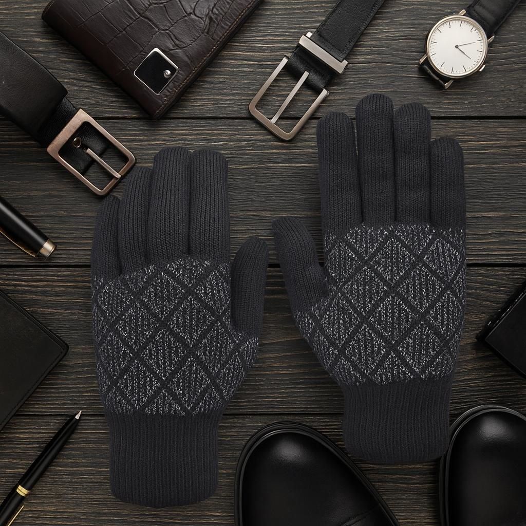 loom legacy Checkered Winter Men Gloves-picture-28