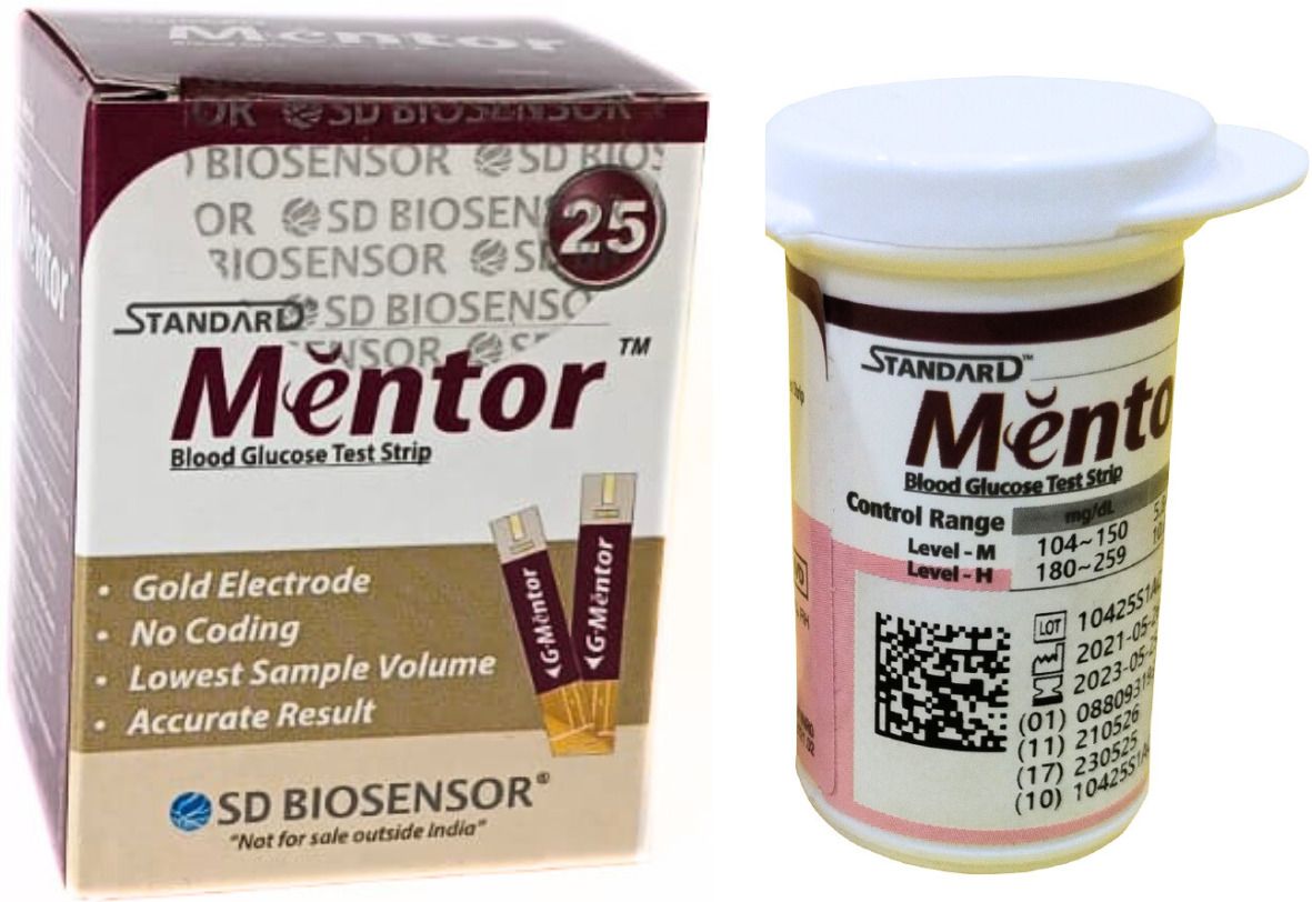 standard mentor Blood Glucose Test Strips Glucometer-picture-48