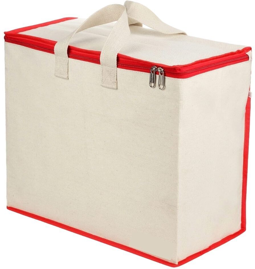 kmr Canvas Reinforced Cotton Handles with Multipurpose Clothes Storage Organizer Cotton Laundry Bag