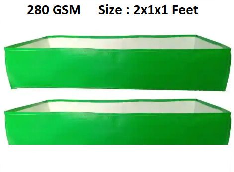 280 gsm hd grow bags for gardening | grow bag for vegetables, 2x1x1 inch feet grow bag