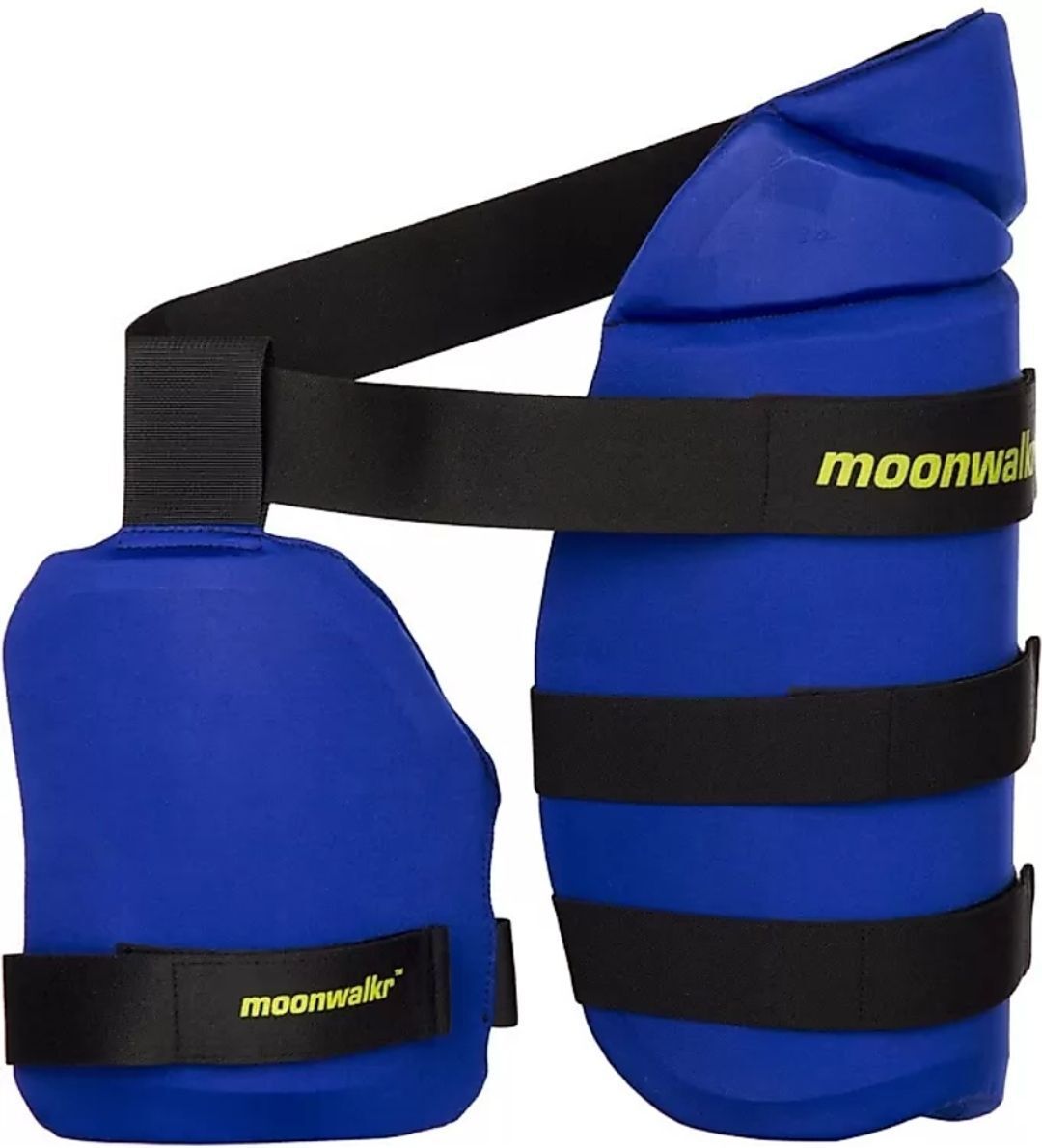 y eighteen sports Blue thai pad youth right hand Cricket Thigh Guard-picture-13