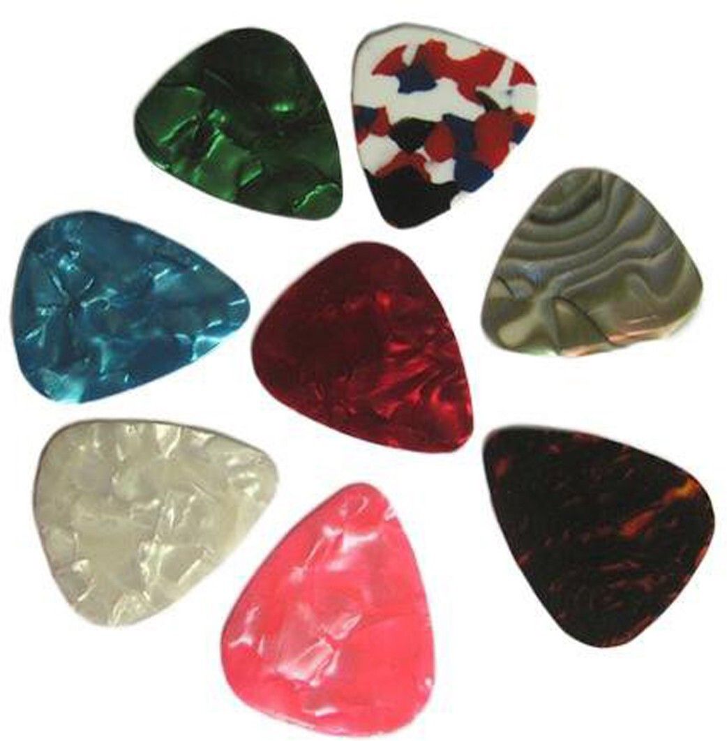 pennycreek 8pcs. 0.46 Thickness Celluloid Guitar Picks(Plectrums) (pack of 8 Guitar Pick-picture-11