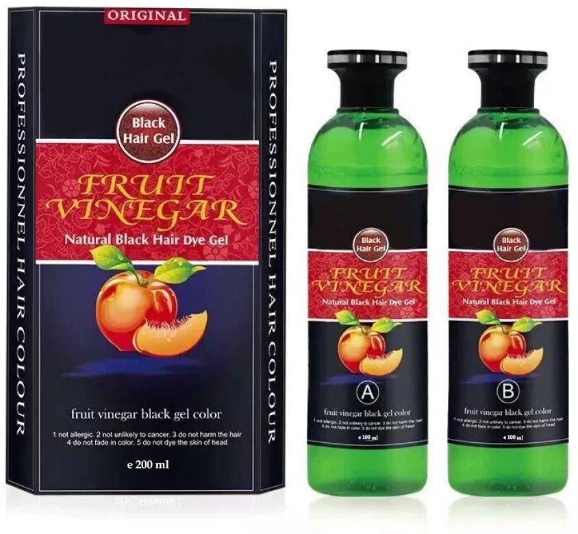 mabilia Fruit Vinegar Hair Dye Color for Men, Women, Natural & Ammonia Free Color Dye , black-picture-15