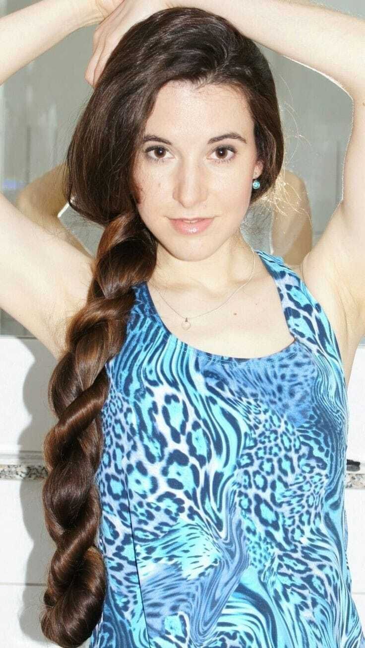 ( India Fashion kart ) Good Look Womens Brown Choti extensions Hair Extension-image-11