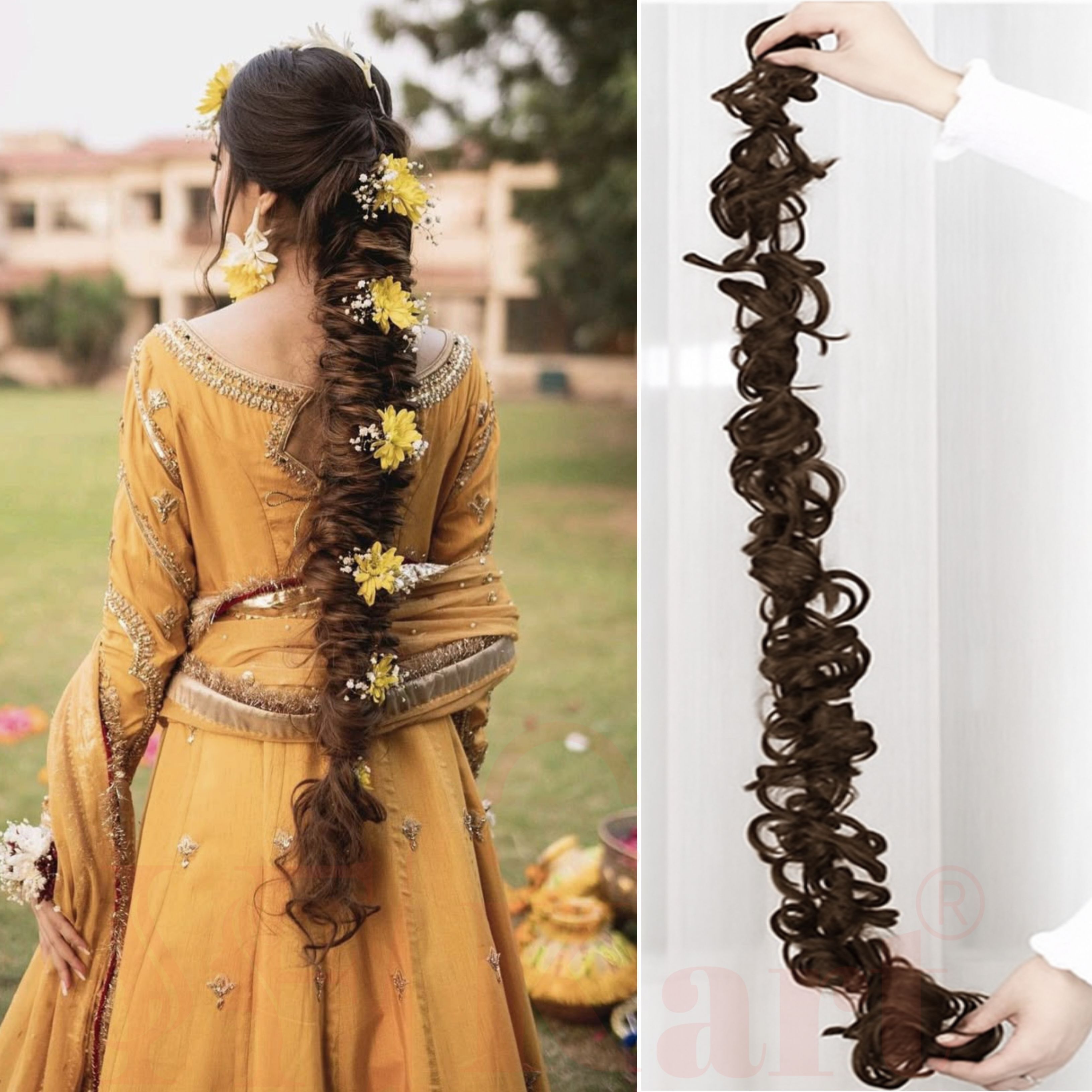 36 Inch Frill Extension |Long Ponytail Hair Extension-image-1