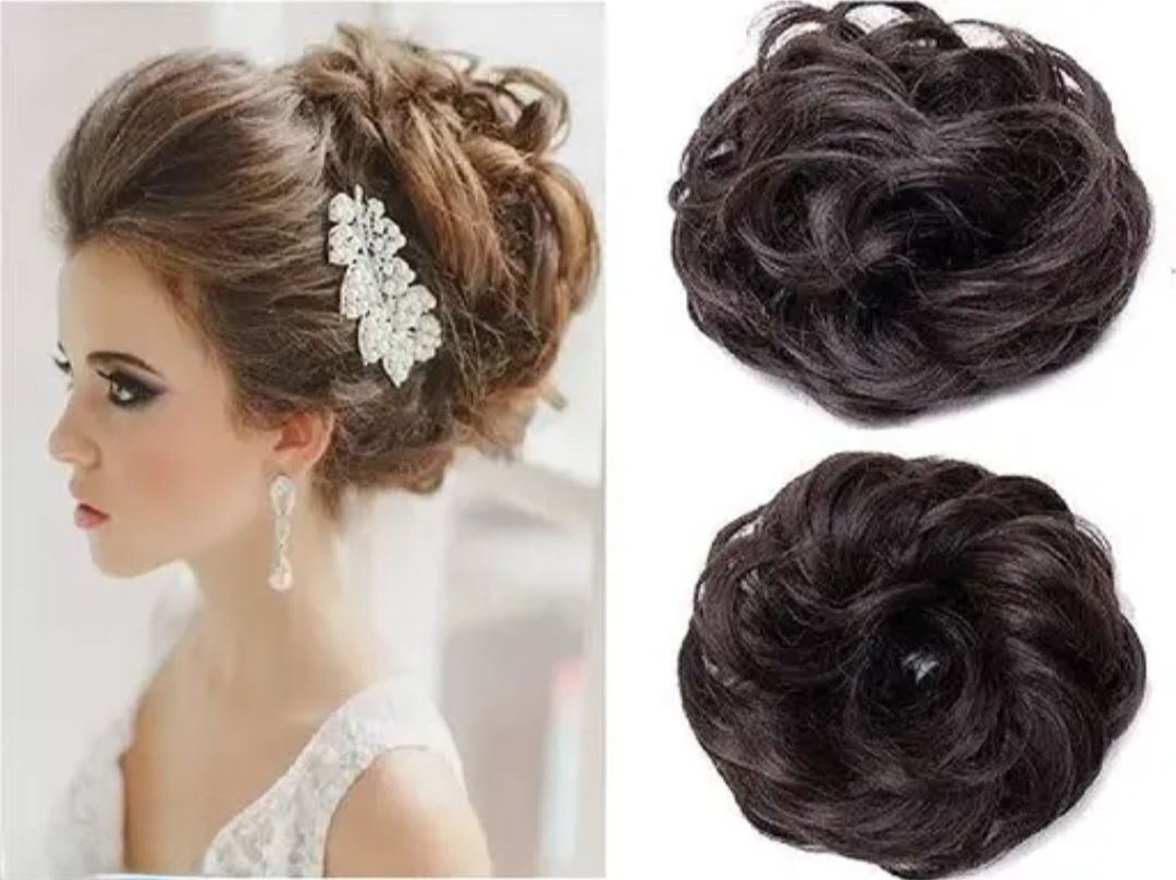 India Fashion kart Styles Women Women Buns Hair Extension-image-23