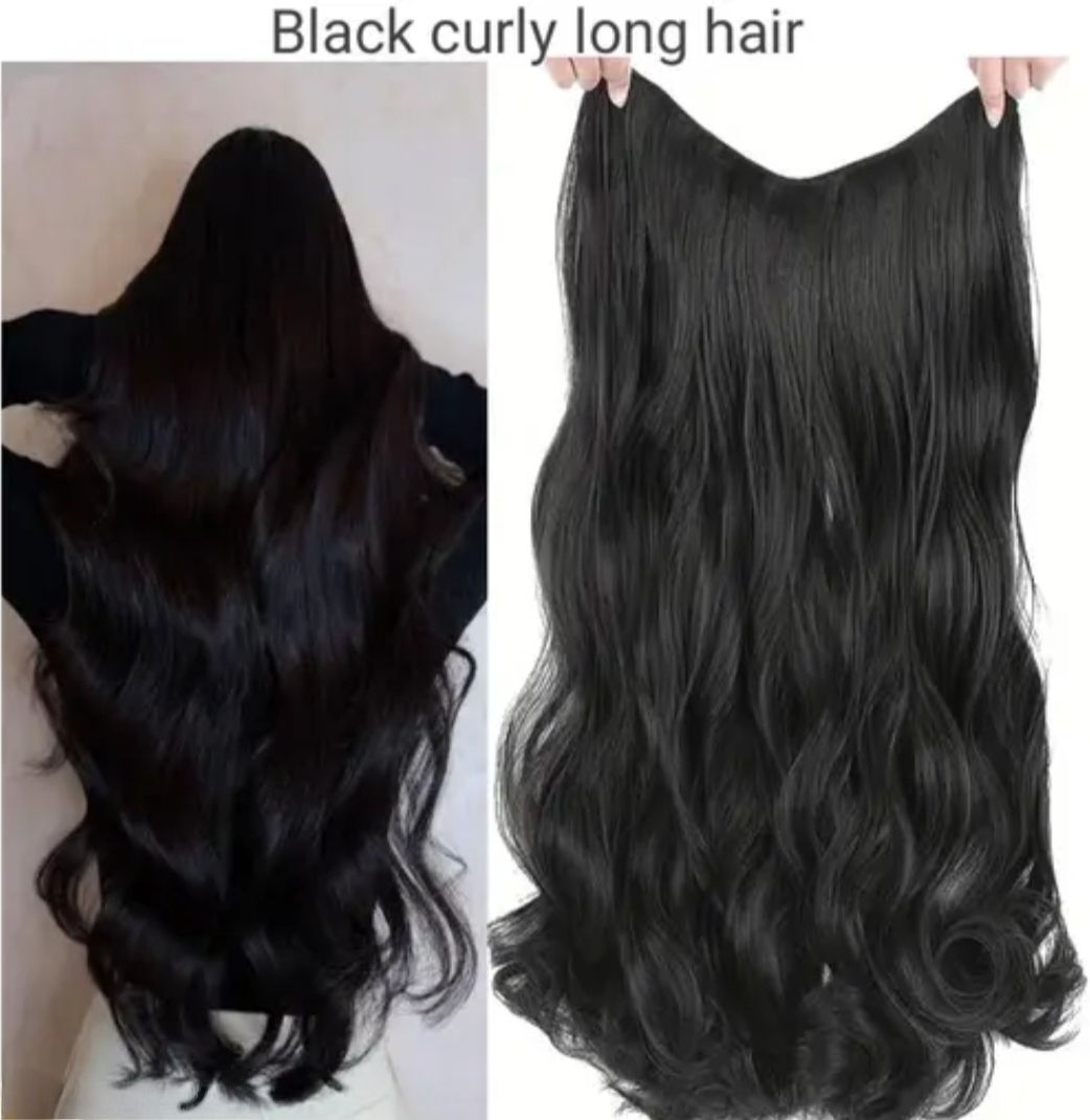 Glam Curly 5-Clip Black – 24 Inch Hair Extension-image-41