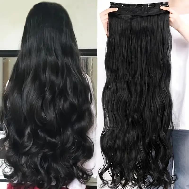 Long Beautiful Wig Curly Extension For Women & Girls ( 26 inch ) Hair Extension