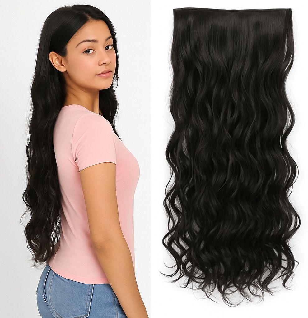 24 Inch Curl Royal Luxe 5 Clip Hair Extension-image-9