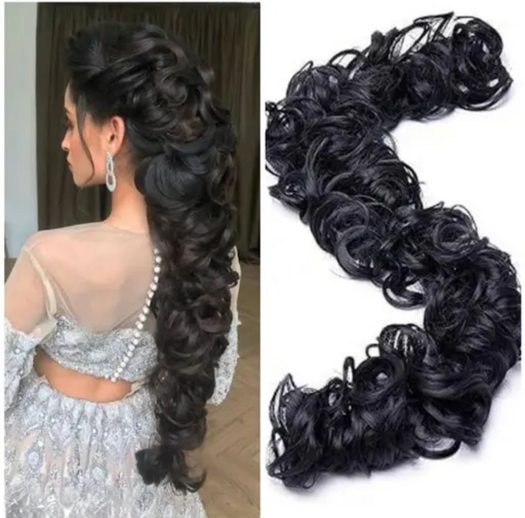 36 Inch Frill Extension |Long Ponytail Hair Extension-image-13