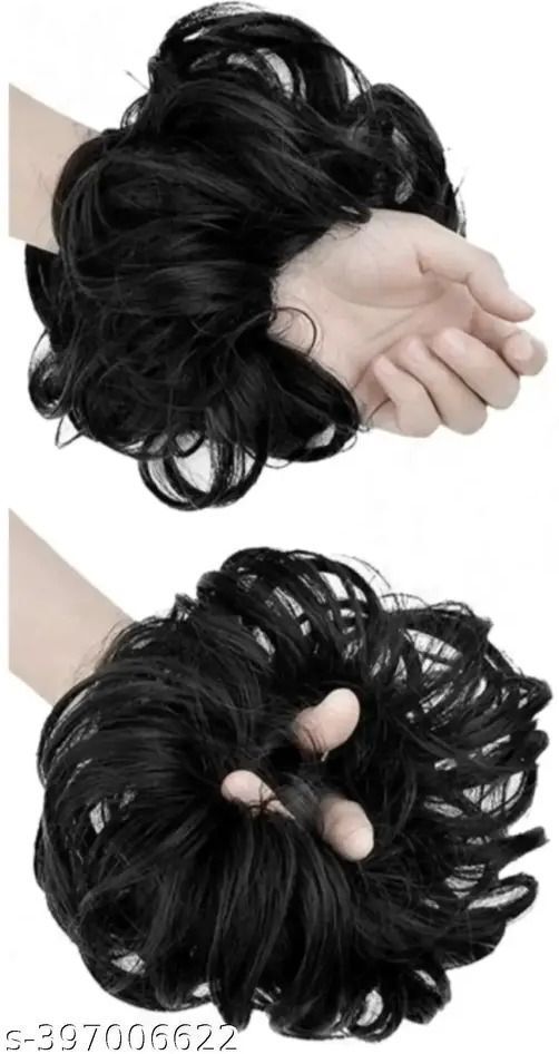 Accessories For Women Stylish - Juda Buns Bun (Black) Hair Extension-image-43