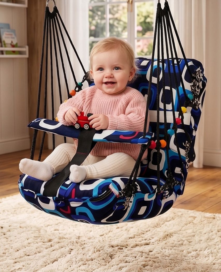 shop & wear Cotton Swing for Kids Baby's Children Folding and Washable 1-3Years Swings-picture-44